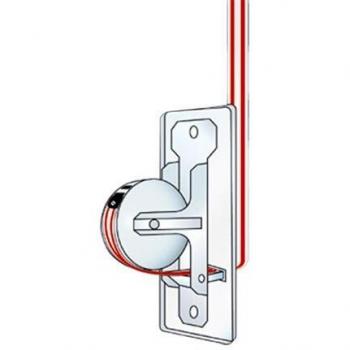 Recogedor de persiana de placa inoxidable
