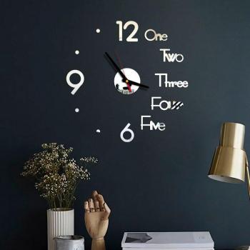 DIY 3D Large Wall Clock with Quartz Movement