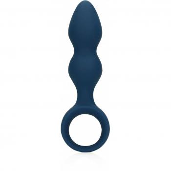 Plug anale teardrop medium blu