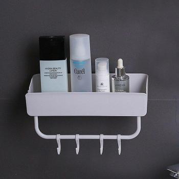 Estante de almacenamiento con gancho para baño