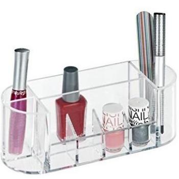Acryl-Kosmetik-Behälter Wenko Femme 22662100 – Ovaler Organizer
