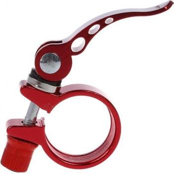 Aluminium Alloy Quick Release Seatpost Clamp Red 31.8mm