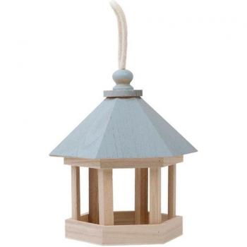 Roofed Hexagonal Bird Feeder