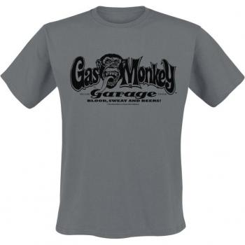 Gas Monkey Garage Men's Grey Tee