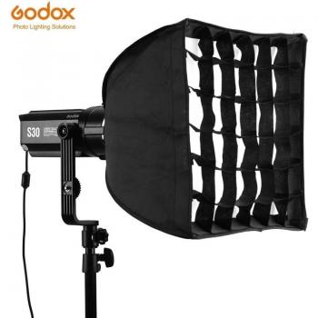 Softbox con rejilla Godox SA-30, 30x30cm, para LED Godox S30/S60