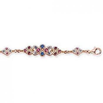 Pulsera de mujer Thomas Sabo A1668-068-7-L19v, tamaño ajustable de 16 a 19 cm