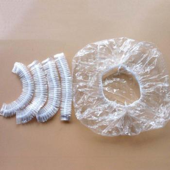 Set de Gorro de Ducha 100 Unidades, Plástico Transparente