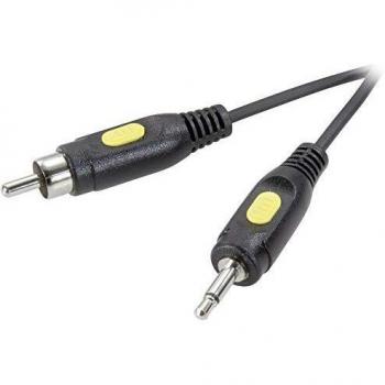 SpeaKa Professional 1x Cinch-Stecker 1x Klinkenstecker 3.5 mm Kabel 1.50 m