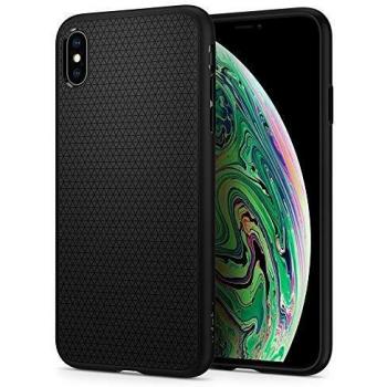 Schwarze Spigen Liquid Air Handyhülle für iPhone XS Max