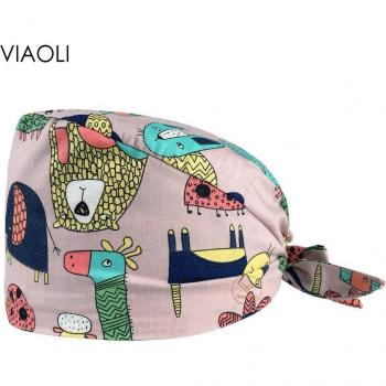 Gorro Scrub de Cabeza de Sombrero para Trabajo
