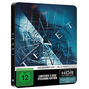 Tenet Steelbook 4K UHD + Blu-ray Édition Limitée