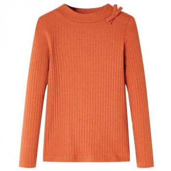 VidaXL Kinder-Langarmshirt Burnt Orange 92