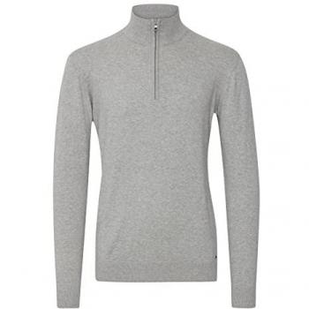 Troyer Indicode Herrenlangarmpullover XXL Grau Mix ohne Ausschnitt