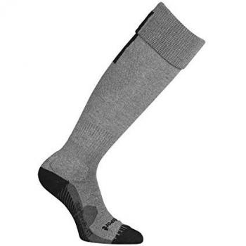 Uhlsport Team Performance Chaussettes Homme, Gris foncé mélange/Noir, FR : M (Taille Fabricant : 37-40)