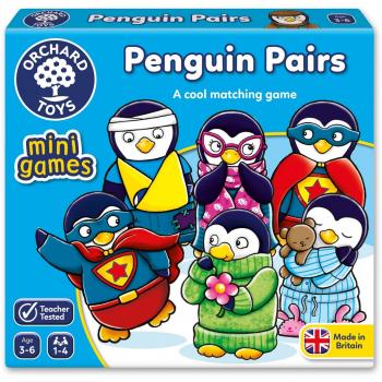 Holiday Educational Penguin Pairs Game