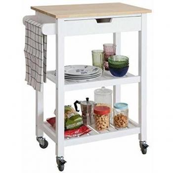 1 Drawer 2 Shelves Kitchen Cart