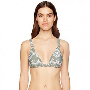 Bikini top a triangolo con stampa elegante e imbottitura Guess