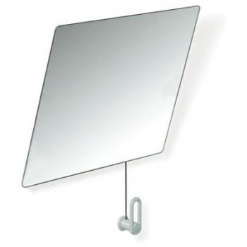 Miroir inclinable HEWI 801 8010110099, 600x540x6 mm, blanc pur