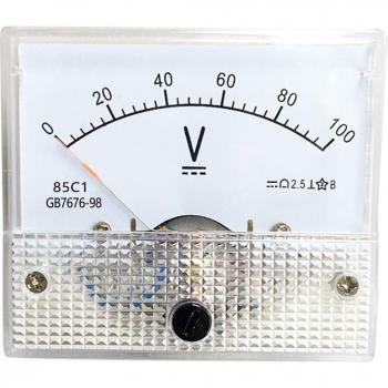 DC Panel Volt Meter 10V-100V 85C1