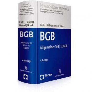Bürgerliches Gesetzbuch 01: Allgemeiner Teil