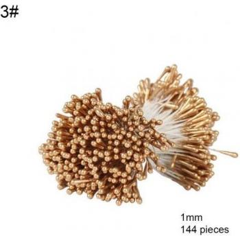 Fleurs artificielles dorées pour mariage