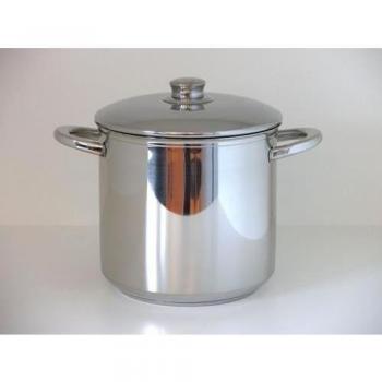 Olla Alta Metálica Inducción 28 Cm 15 L Alza