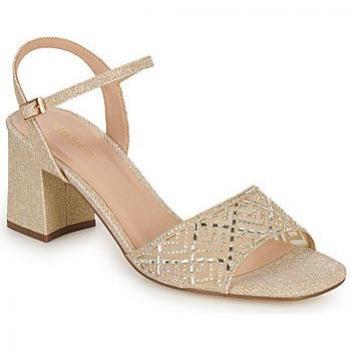 Sandalias de Fiesta Tacón Alto Mujer Menbur 23687 Oro