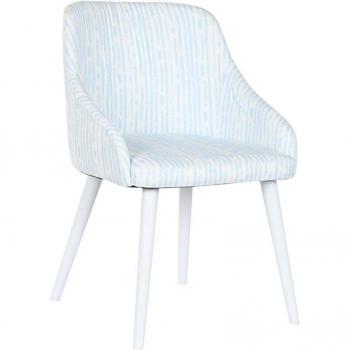 DKD HOME DECOR Polyester Metallstuhl 53x57x79 Blau