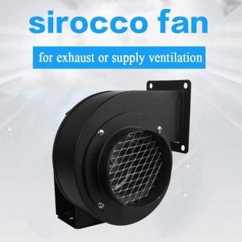 Ventilador Centrífugo Sirocco Industrial 60 W para Caldera Chimenea Estufa
