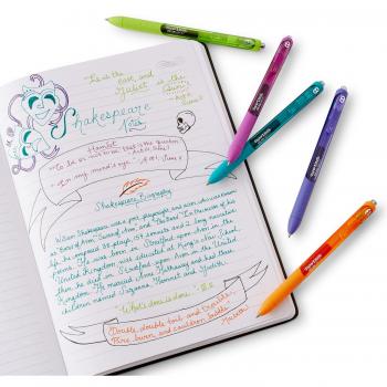 Lot de 14 stylos gel Paper Mate InkJoy | pointe moyenne | couleurs assorties