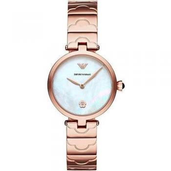Emporio Armani Reloj Analógico para Mujer de Cuarzo con Correa en Acero Inoxidable AR11236