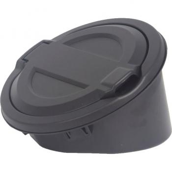 Tapa de Tanque de Combustible sin Cierre para Jeep Wrangler JK y Sport Rubicon Sahara 2007 (Color Negro)