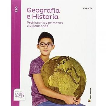 GEO HIST 1ESO VERSION B SANTILLANA EDUCACIÓN (Tapa blanda).