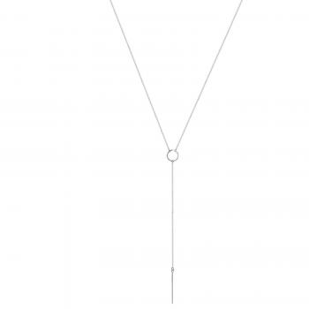 Elli Y‑Kette Geo Trend Damen – Minimalistische 925 Sterling Silber Halskette