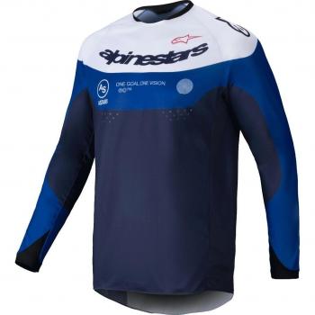 Maglia Cross Pro-Dura Blu-Blu-Bianco – Alpinestars