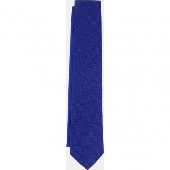 Sapphire Silk Tie with MK Logo by Michael Kors