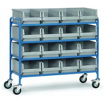 Fetra bijzetwagen 32951, 250 kg, 1250x470 mm, RAL5007