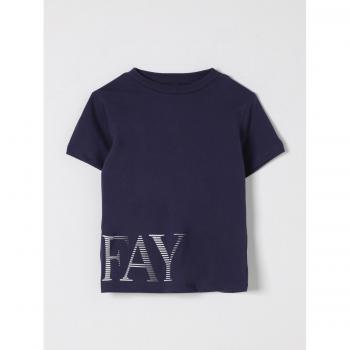 Fay Junior Polo Verde con Logo Blue – 8