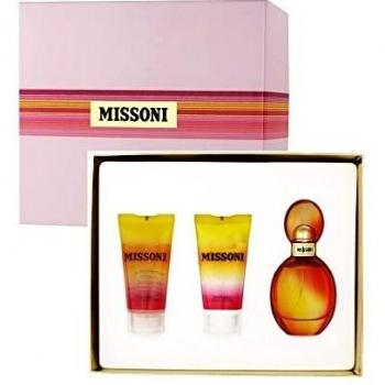 Missoni Luxe Trio Gift Box: 50ml EDT, Body Lotion, Shower Gel