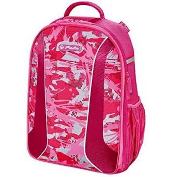 Herlitz AirGo Rucksack 43 cm – Pink Camouflage Edition