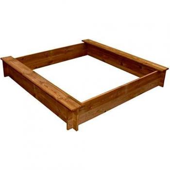 VidaXL Square Sandpit in Wood