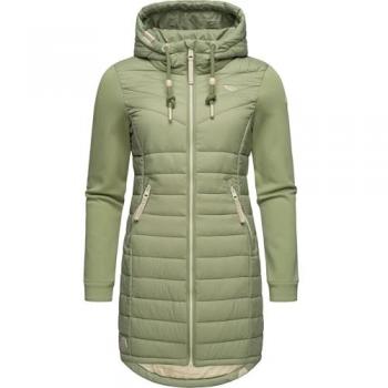 Ragwear Steppmantel Lucinda Long II mit Kapuze