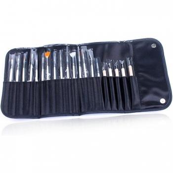 20Pcs Manicure Brush and Dotting Tool Kit