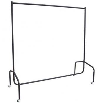 Portant Vêtements Métallique Noir 140 Kg Dimensions 180x60x170 cm