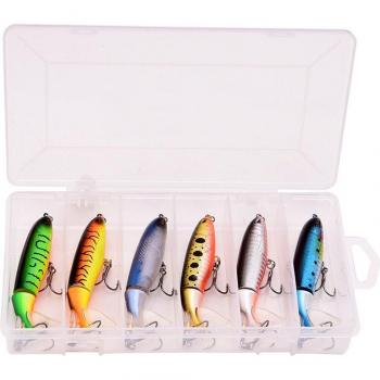 Whopper Plopper 100Mm 6Pcs Fishing Lure Set
