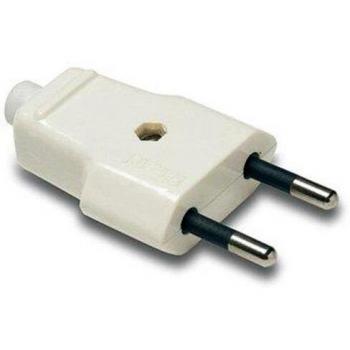 Clavija Eléctrica 10A-250V Famatel Blanca