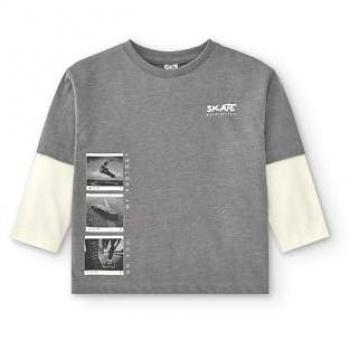 Camiseta de niño manga larga Charanga estampado gráfico skate 4-5 años