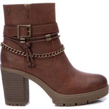 Refresh 170125 Botines de mujer en piel sintética color camel