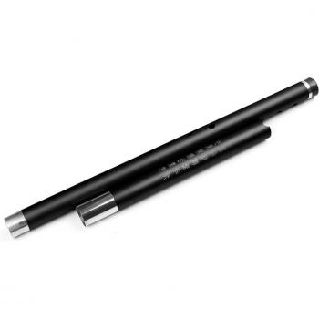 Two-Section Aluminum Vertical Flute with Metal XIAO Mouthpiece for Beginners