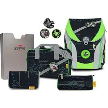 ErgoFlex Max Buttons Schulrucksack‑Set – 5 Stück – 39 cm – Scorpio‑Serie